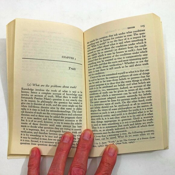 The Theory of Knowledge D.W. Hamlyn 1970 PB 308 pages - Picture 8 of 9